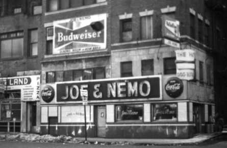 Joe and Nemo in the
            1950s